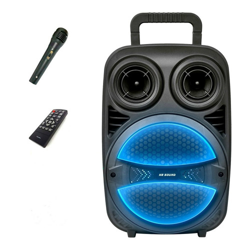 Parlante He-Sound HE-10P portátil inalámbrico Negro