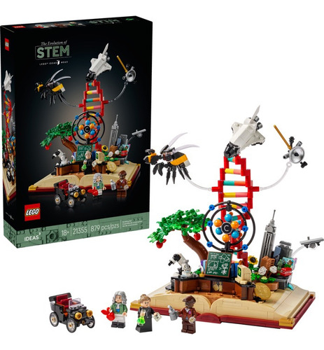 Lego Ideas La Evolución De Stem 21355 - 879 Pz Versión Del Personaje Marie Curie