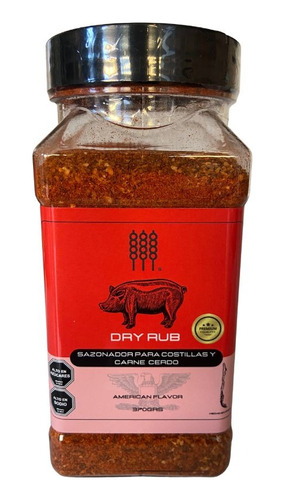 Sazonador Dry Rub Grill Cerdo 