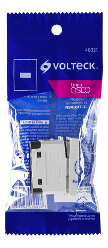 Interruptor 3 Vias Linea Oslo Color Blanco Volteck 48321