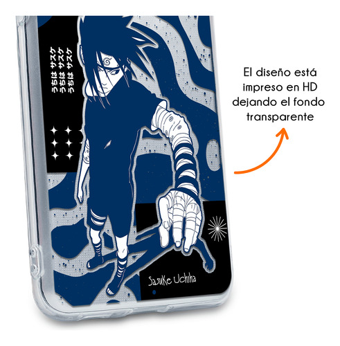 Funda Para Honor Naruto Anime Sasuke Uchiha Clan Ninja Case