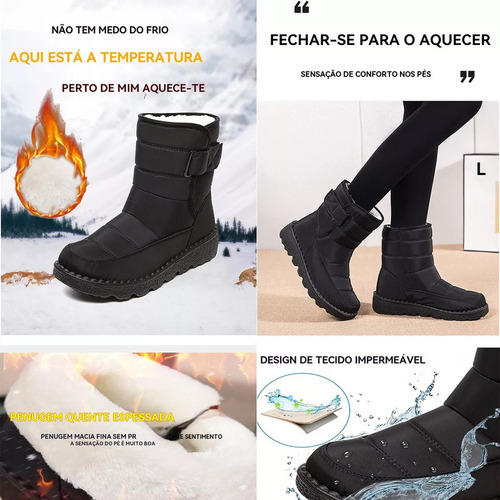 Botas De Nieve Antideslizantes Impermeables De Invierno Para