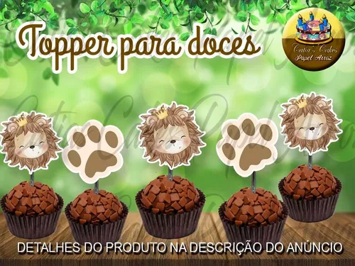 50 Topper Tags Para Doces Festa Aniversário