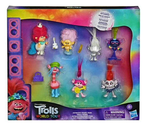 Muñeca Dreamworks Trolls: World Tour Ultimate Remix 7-pack