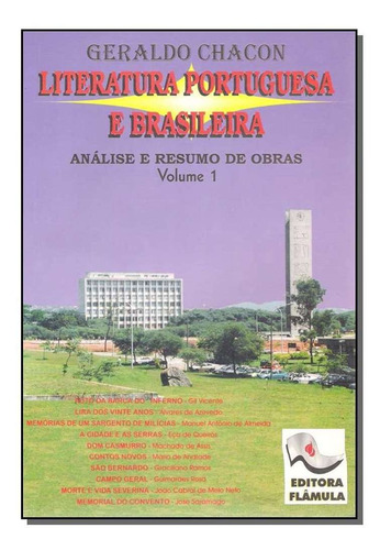 Literatura Portuguesa E Brasileira-v.1: Análise E Resumo De Obras, De Chacon, Geraldo., Vol. 1. Editorial Geraldo Chacon Em Português