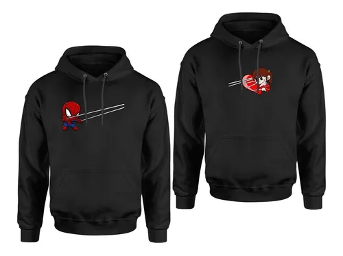 Blusa de moletom homem aranha 2025