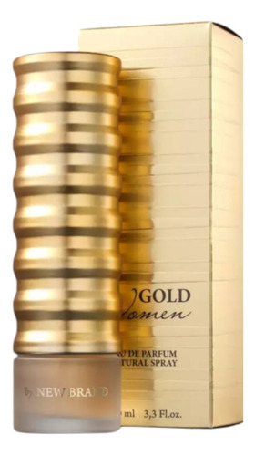 Perfume New Brand Gold Women 100ml Edp Volume da unidade 100 mL