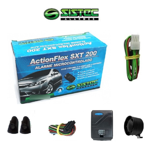 Alarme Sistec Sxt 200 Keyless Para Chave Original Ford Gm Vw