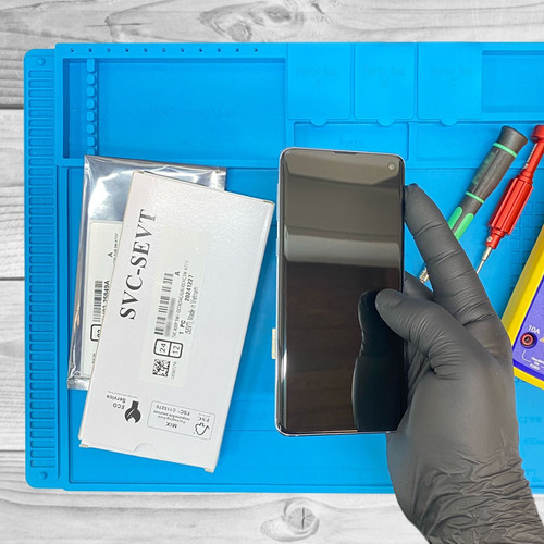 Módulo Para Samsung S10 G973 Con Marco 100% Garantía Celeste