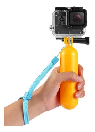 Imagem 7 de 9 de Gopro Bastão Bóia Flutuante P/ Câmera Sport Cam Bobber Eken