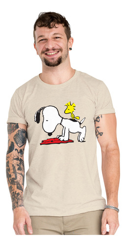 Polera Snoopy Training Crossfit Algodon Organico Wiwi