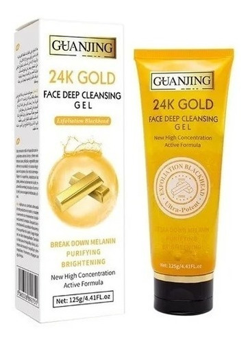 Limpiador Facial En Gel 24k Gold Guanjing 125g