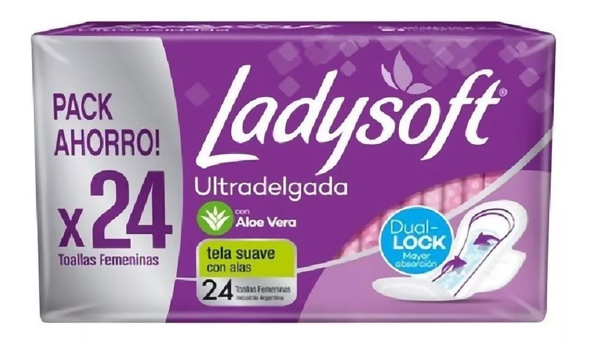 Tercera imagen para búsqueda de toallitas femeninas ladysoft verde