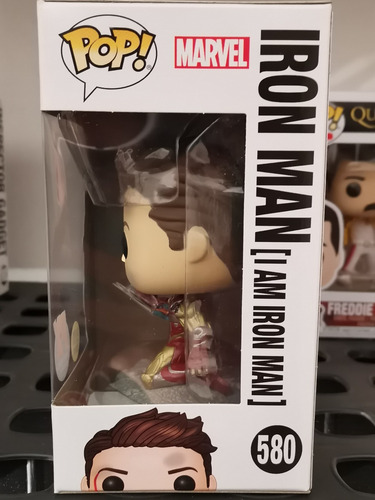 Funko Pop! Iron Man (i Am Iron Man) #580. Glow. Sticker Px