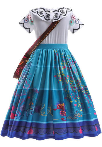 Yipkorra Encanto Disfraz De Mirabel Para Niñas Cosplay Isabe