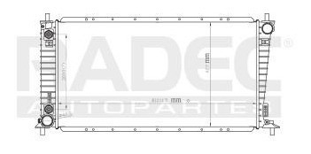 Radiador Ford Lobo 2005-2006-2007-2008 V8 4.8/5.4 Lts Auto