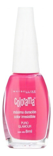 Esmalte de uñas color Maybelline Colorama de 8mL de 1 unidades color Puro glamour