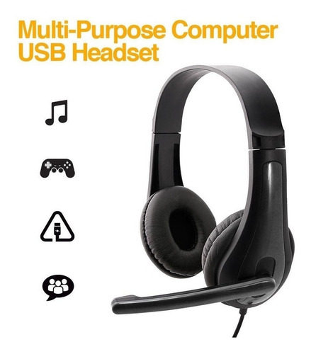 Audifonos Con Micrófono Para Videollamadas Argom Usb. Tienda