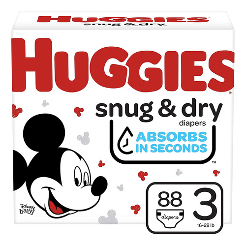 Huggies Snug Y Pañales De Bebé Sec - Unidad a $4062