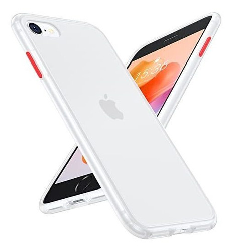 Funda Torras Para iPhone SE 2022 2020 7 8 Slim Clear Blanca