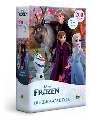 Quebra Cabeça Disney Frozen 200 Peças 2869 Toyster