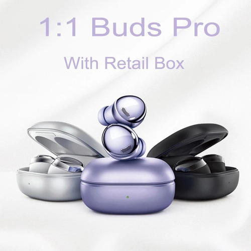 Audífonos Bluetooth Buds Pro Cancelacion Para Samsung Negro