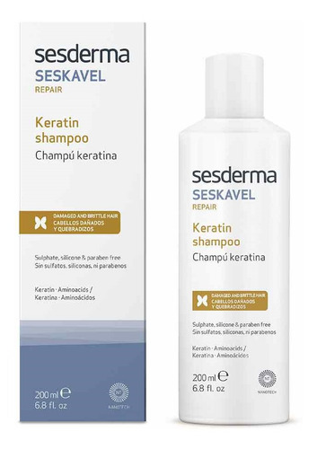 Seskavel Repair Shampoo Keratina X 200ml