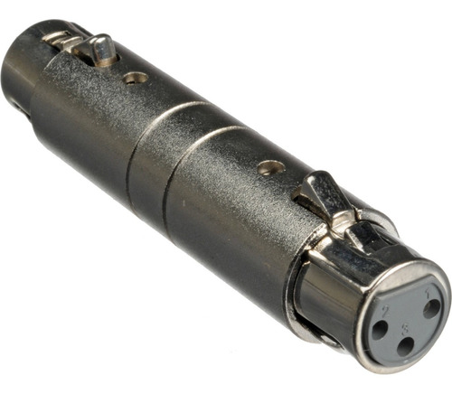 Adaptador Conector Xlr Hembra Hmebra 3 Pines Puresonic