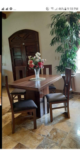 Comedor 4 Sillas De Patas Moderno