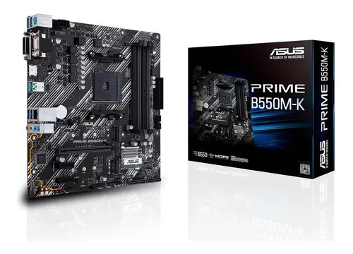 Motherboard Asus Prime B550m-k Am4 Amd Ddr4 Ryzen 9
