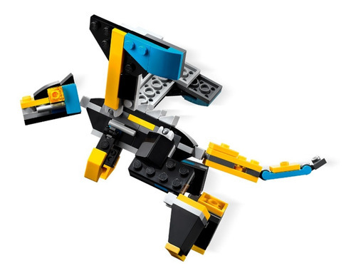 Lego Creator 3 En 1 Super Robot Mecha Cyborg Avion Cantidad De Piezas 159