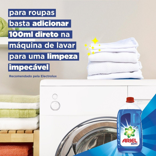 Imagem 6 de 7 de Detergente Líquido Ariel Multiusos 3 Em 1 3l
