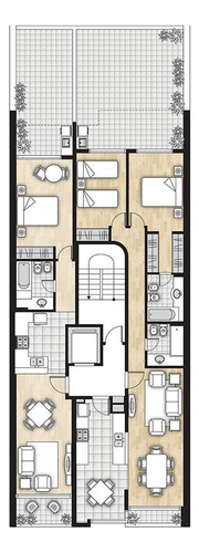 Departamento De 2 Dormitorios Con Amenities Centro Rosario