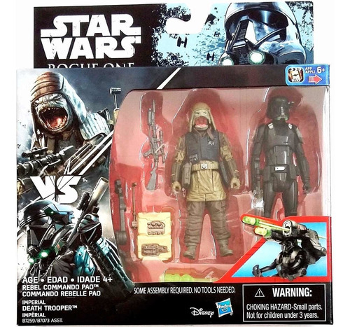Rebel Commando Pao Vs Imp. Death Trooper Star Wars Rogue One
