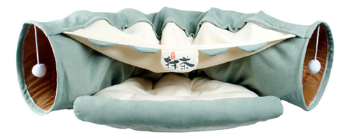 Collapside Lightweight Cat Tunnel Warm Nest Universal Verde