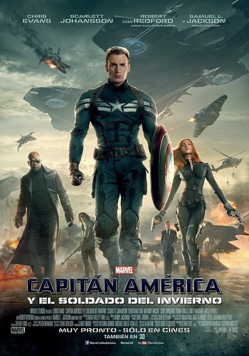 Poster Original Cine Marvel Capitán América Y El Soldado (2)