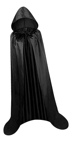 Capa Con Capucha Y Cuello Capa De Halloween Para L Negro