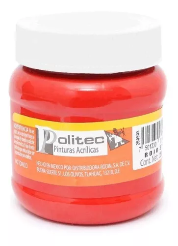 Pintura Acrílica Morado Politec 250 ml