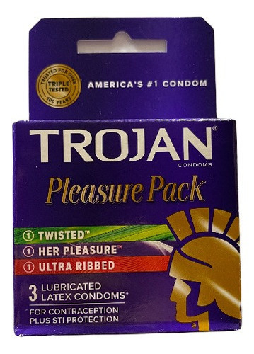 Condones Trojan Pleasure Pack