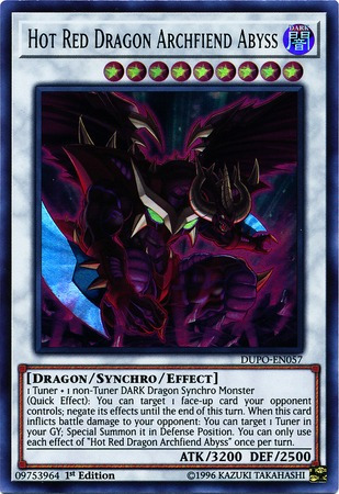 Yugioh! Hot Red Dragon Archfiend Abyss - Dupo-en057