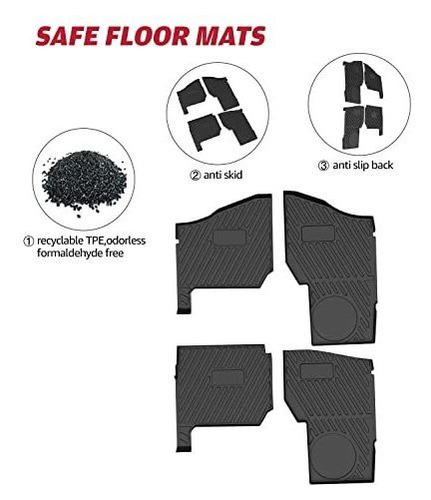 Alfombrillas A & Utv Pro Aptas Para Polaris Ranger Crew Xp 1