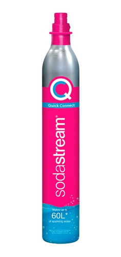 Cilindro Co2 Rosa Maquina Gas Sodastream Quick Connect 60lt