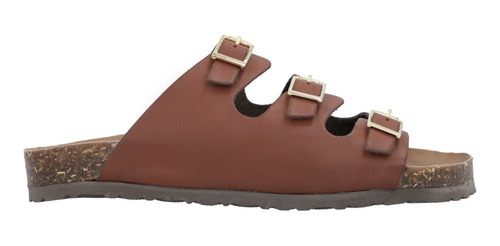 Imagen 3 de 5 de Sandalia Dama Huarache Mujer Chanclas Cafe Comoda Estilo