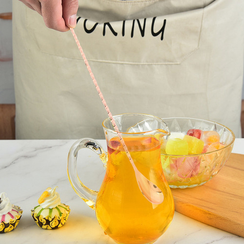 Cuchara Mezcladora De Acero Inoxidable Con Mango Largo Para