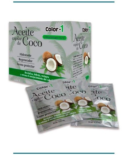 Aceite De Coco Capilar Caja X 24 Sachet