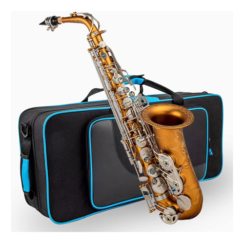 Aisiweier Saxofón Alto Saxofón Mi Bemol 10 Cañas De Saxofón 