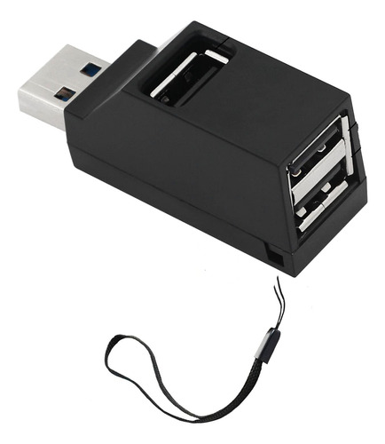 Shanfeilu Usb Hub 90 Grados Splitter 3 Puerto Usb 2.0 Adapta