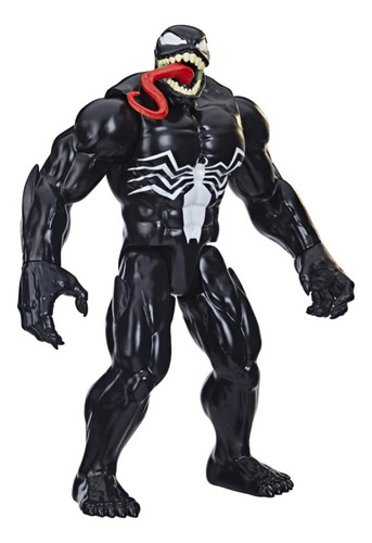 Boneco Maximum Venom Marvel 30cm Articulado Spider Hasbro