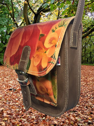 Morral Pequeño Cuero De Vacuno