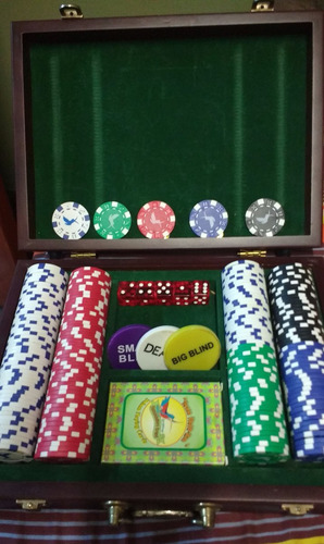 Juego De Pocker - Jackpot (en Maletín De Lujo) (Usado)